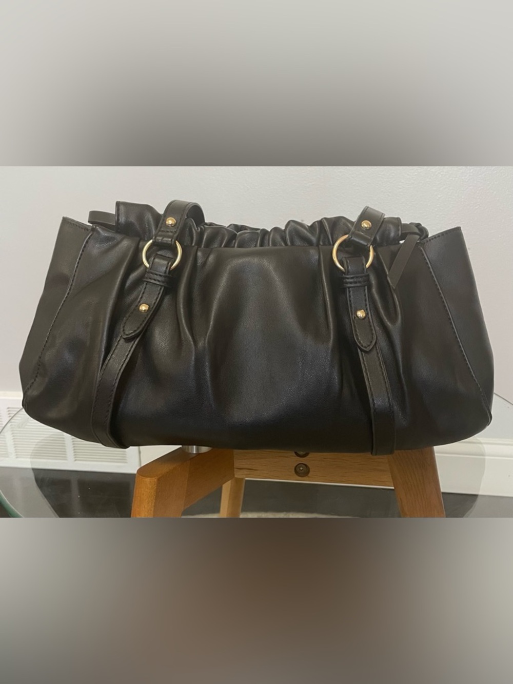 Urban Expressions - Ruched Drawstring Shoulder Bag